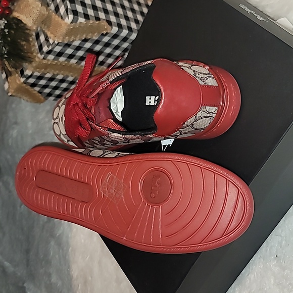 Mens Coach Clip Low Top Sneaker - Picture 5 of 5